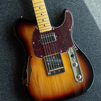 G&L Tribute ASAT Classic Bluesboy Semi-Hollow 3-Tone Sunburst MP SF