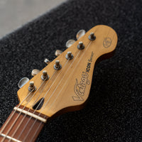 Vintage V6 ICON, Distressed White over Sunburst