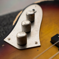 Vintage V74 ICON Fretless, Distressed Sunset Sunburst