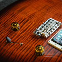 PRS SE Custom 24, Orange Tiger Smokeburst
