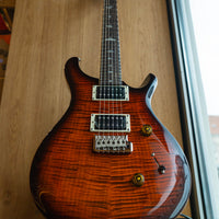 PRS SE Custom 24, Orange Tiger Smokeburst