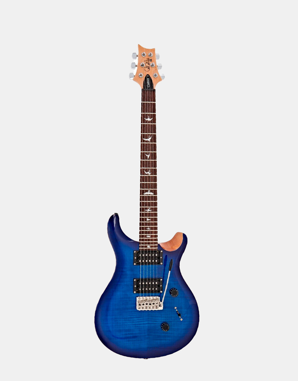 PRS SE Custom 24, Faded Blue Burst – Acoustic Union