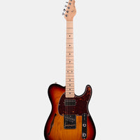 G&L Tribute ASAT Classic Bluesboy Semi-Hollow 3-Tone Sunburst MP SF