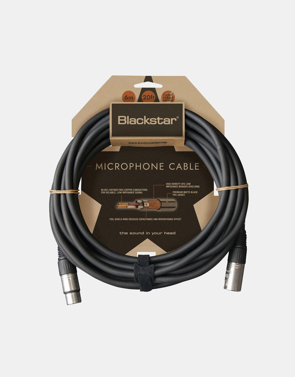 Blackstar 6m XLR Microphone Cable