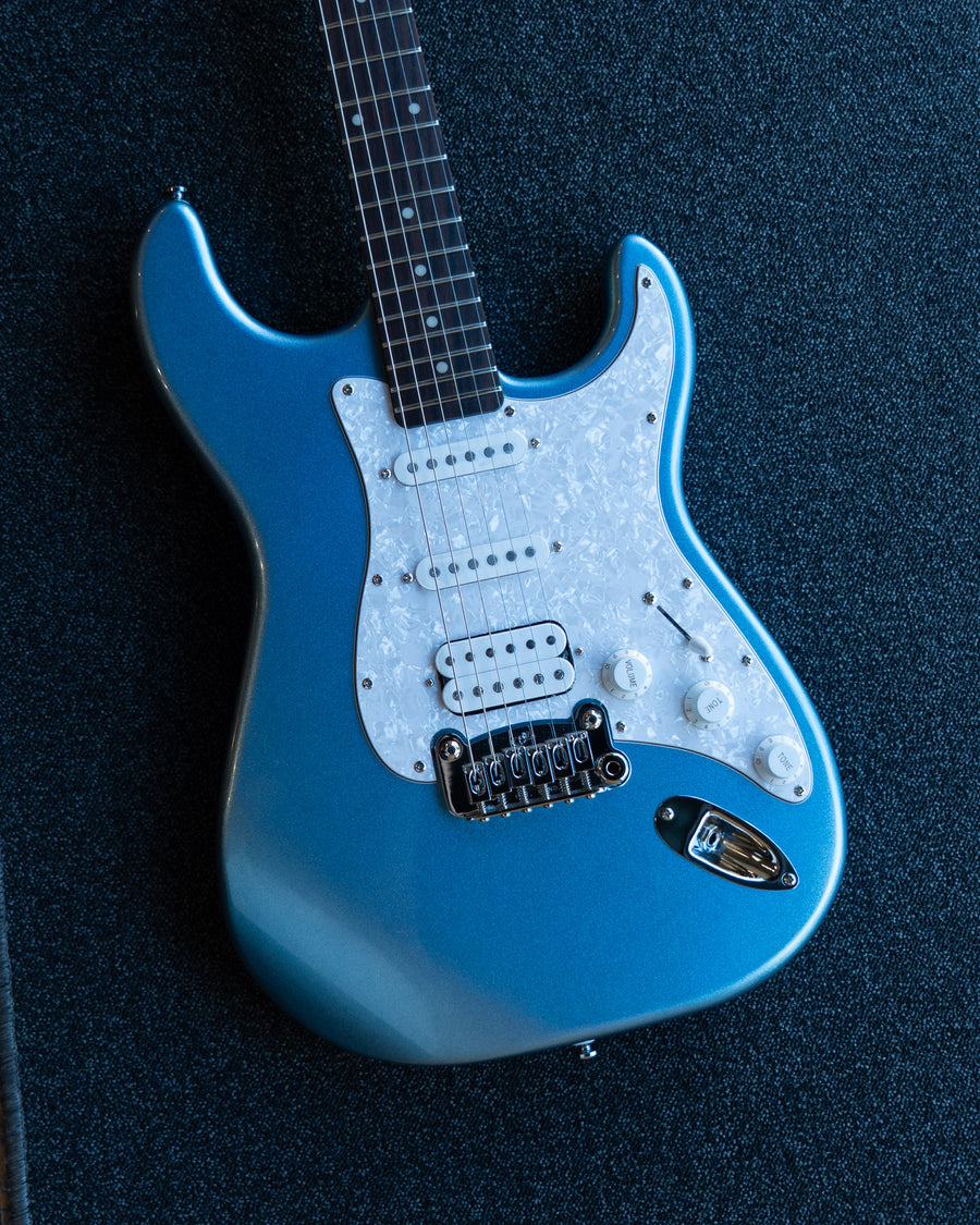 G&L Tribute Legacy HB Lake Placid Blue RW Poplar