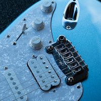 G&L Tribute Legacy HB Lake Placid Blue RW Poplar