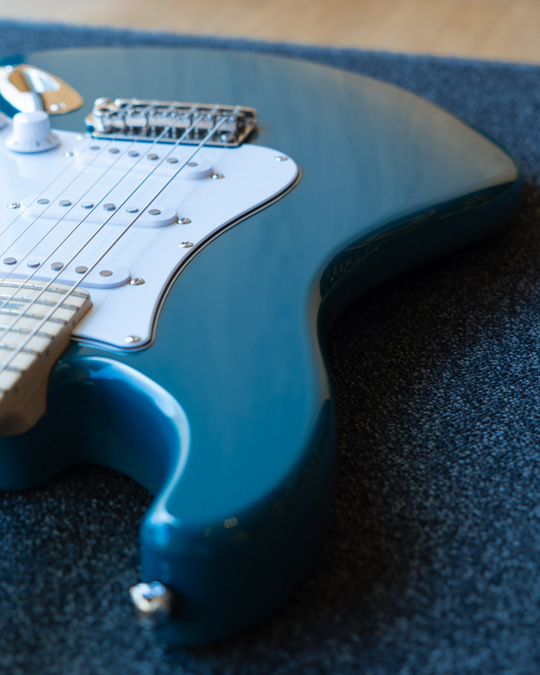 PRS SE Silver Sky MP, Nylon Blue