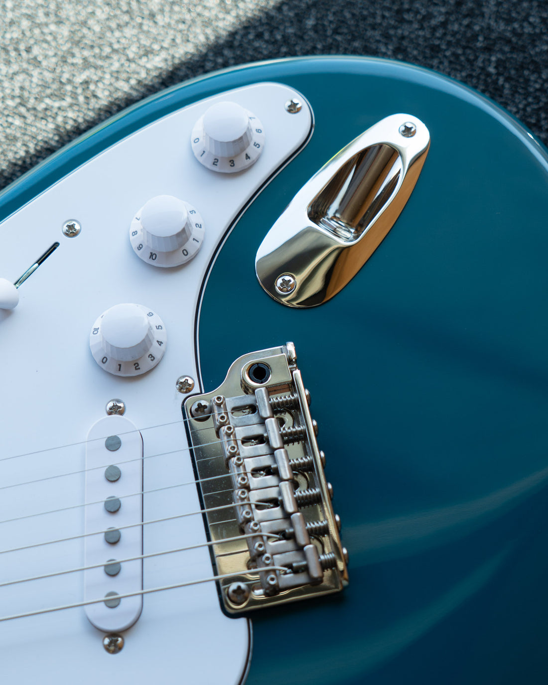 PRS SE Silver Sky MP, Nylon Blue