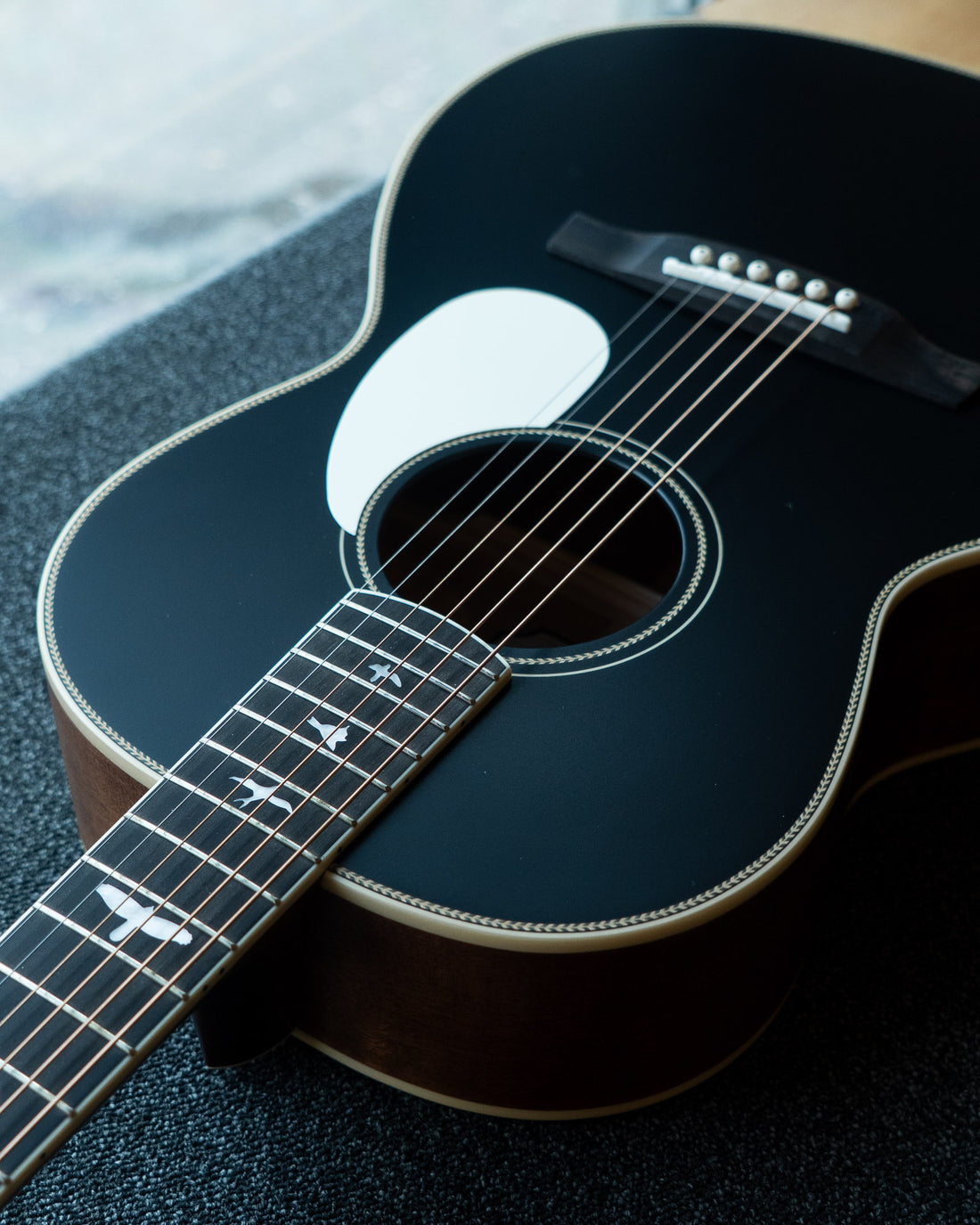 PRS SE P20E, Satin Black Top