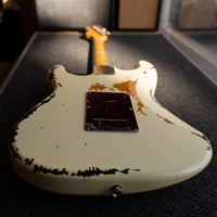 Vintage V6 ICON, Distressed White over Sunburst