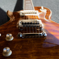 Vintage V100AFD Reissued Left-Handed, Flamed Amber