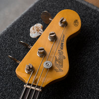 Vintage V74 ICON Fretless, Distressed Sunset Sunburst