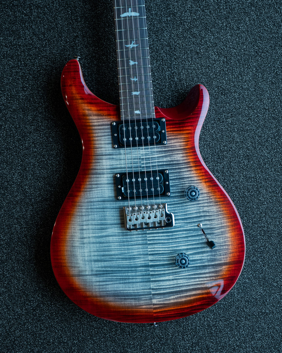 PRS SE Custom 24, Charcoal Cherry Burst