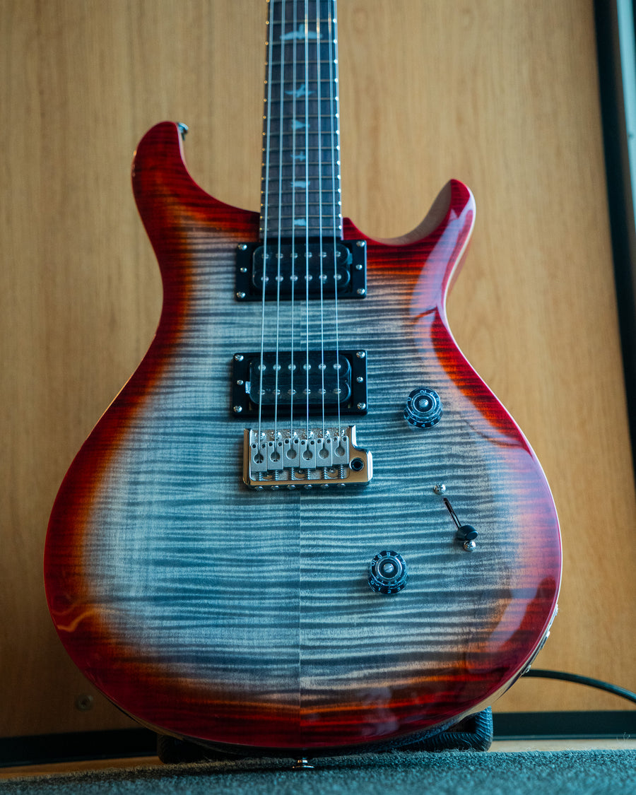 PRS SE Custom 24, Charcoal Cherry Burst