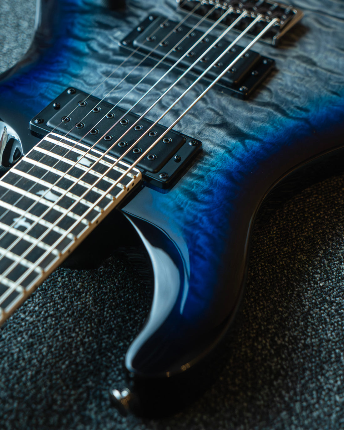 PRS SE Mark Holcomb SVN, Blue Holcomb Burst