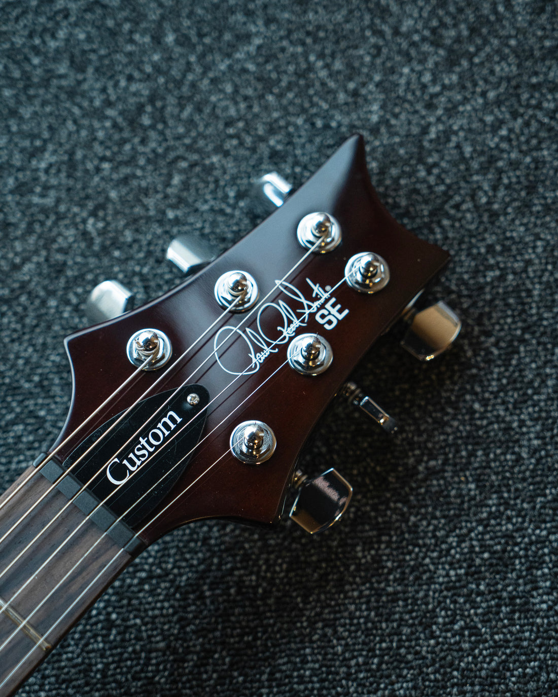 PRS SE Custom 24, Orange Tiger Smokeburst