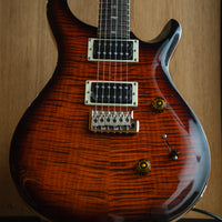 PRS SE Custom 24, Orange Tiger Smokeburst