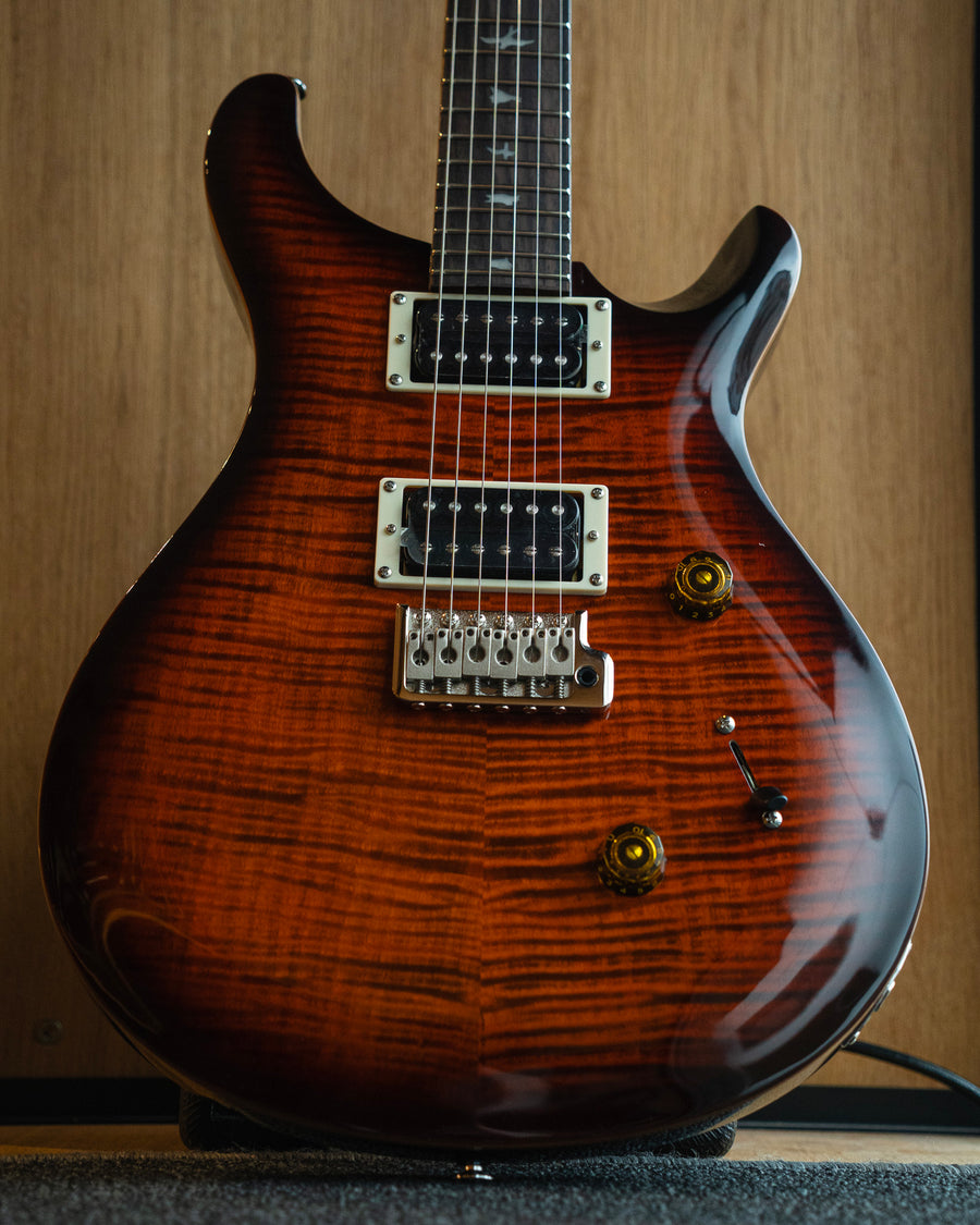 PRS SE Custom 24, Orange Tiger Smokeburst