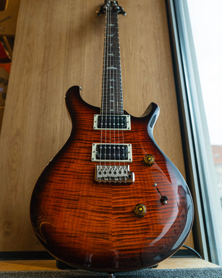 PRS SE Custom 24, Orange Tiger Smokeburst