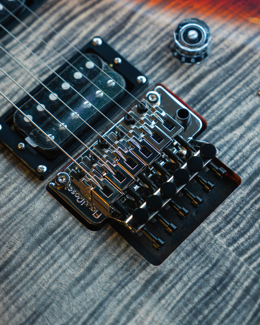PRS SE Custom 24 Floyd, Charcoal Cherry Burst