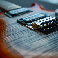 PRS SE Custom 24 Floyd, Charcoal Cherry Burst