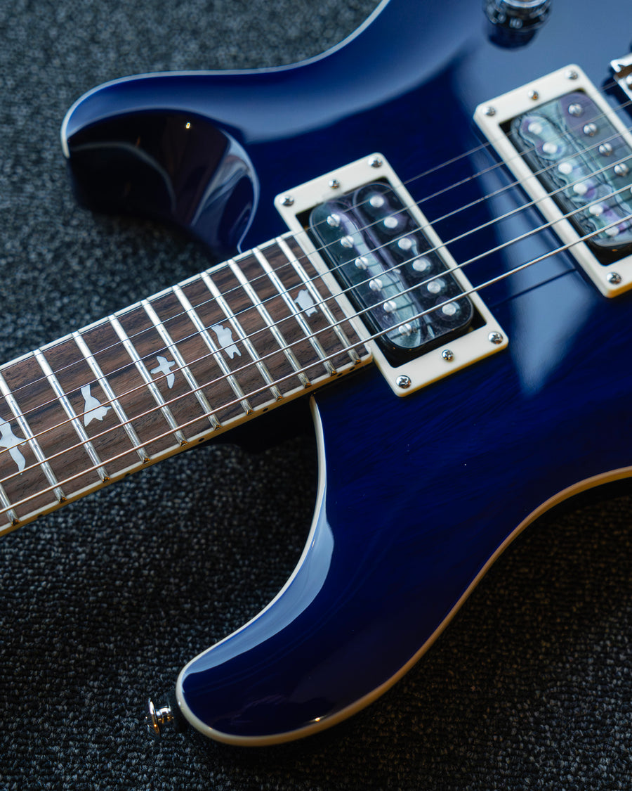 PRS SE Standard 24-08, Trans Blue