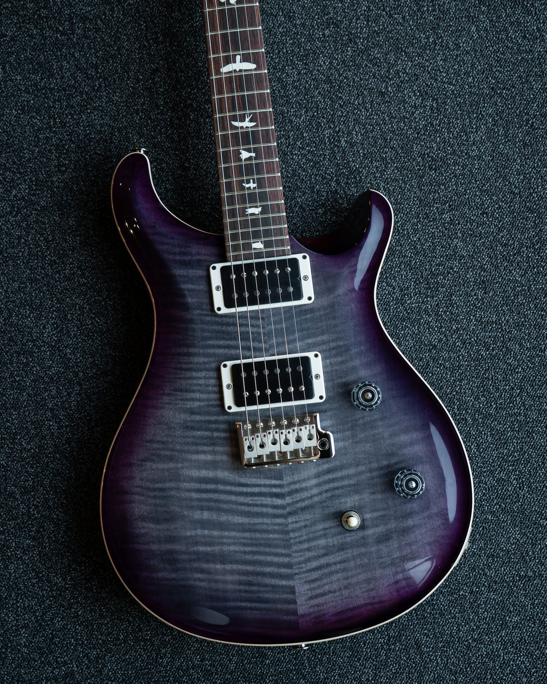 PRS CE24, Faded Gray Black Purple Burst