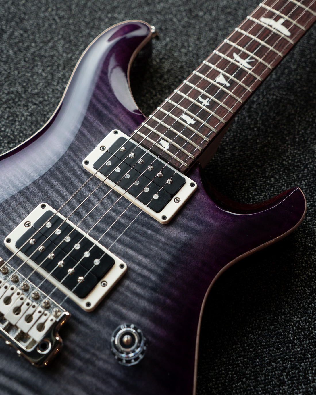 PRS CE24, Faded Gray Black Purple Burst