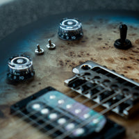 PRS SE Custom 24-08, Poplar Burl LTD, Lake Blue Midnight Burst