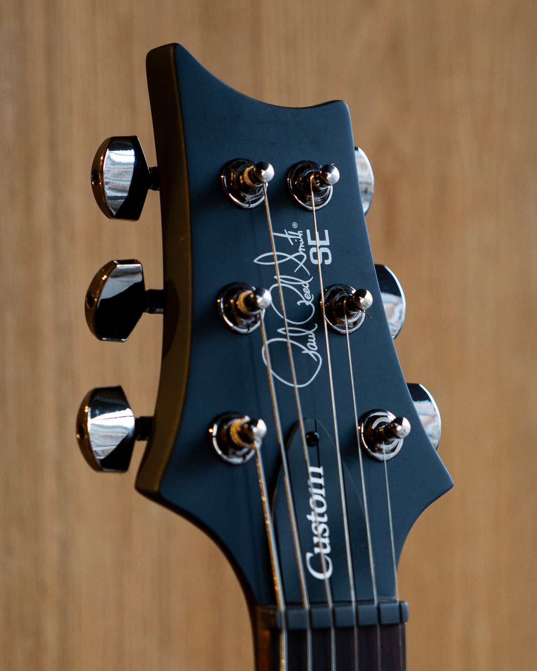 PRS SE Custom 24-08, Poplar Burl LTD, Lake Blue Midnight Burst