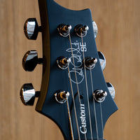 PRS SE Custom 24-08, Poplar Burl LTD, Lake Blue Midnight Burst