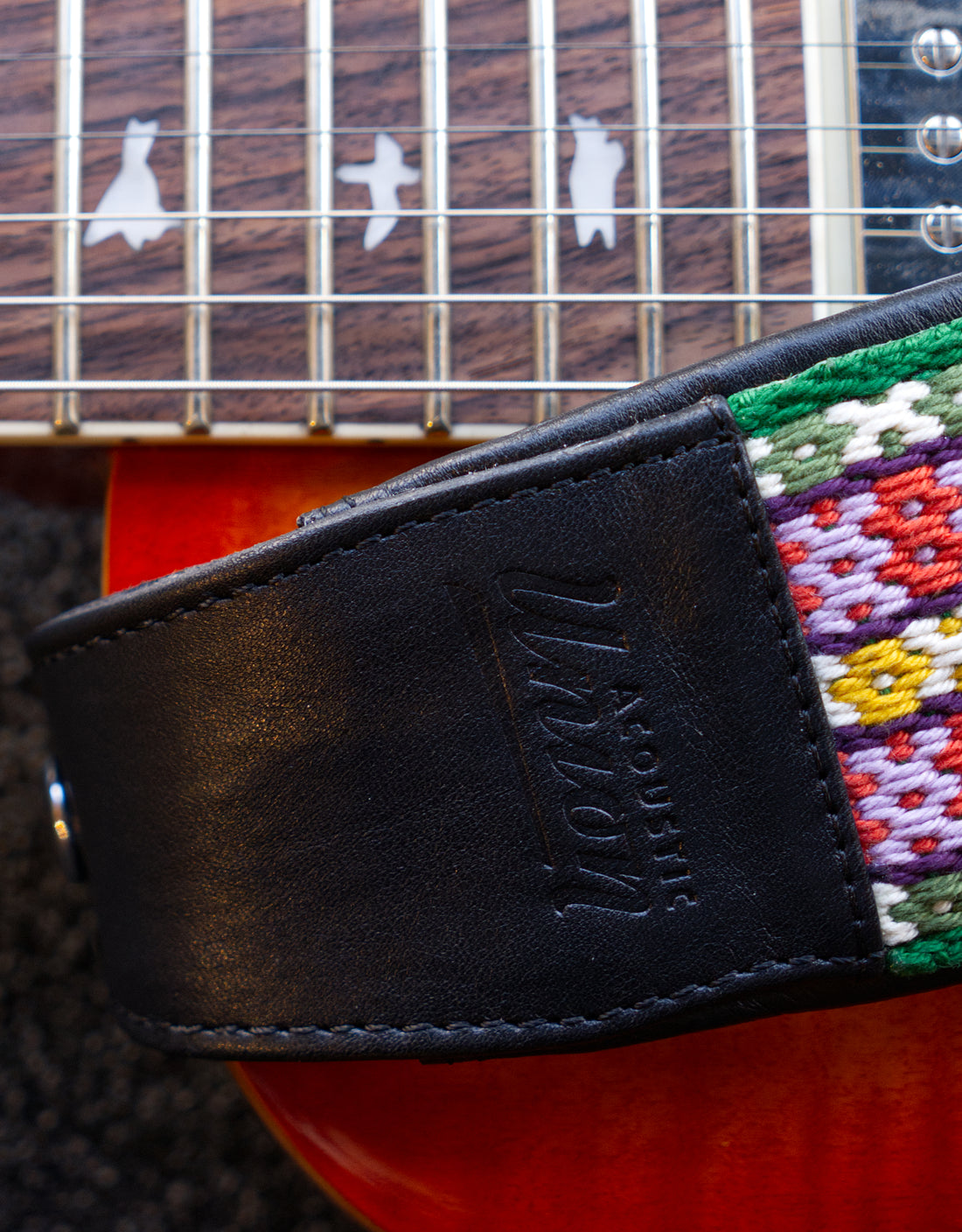 Acoustic Union Guitar Strap, Premium Stitching, Assorted