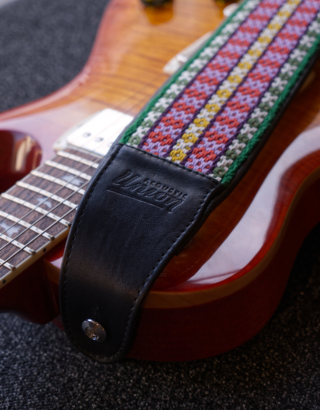 Acoustic Union Guitar Strap, Premium Stitching, Assorted