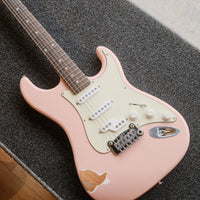 G&L Custom Shop Legacy SSZ RW, Nitro Shell Pink