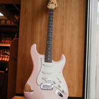 G&L Custom Shop Legacy SSZ RW, Nitro Shell Pink