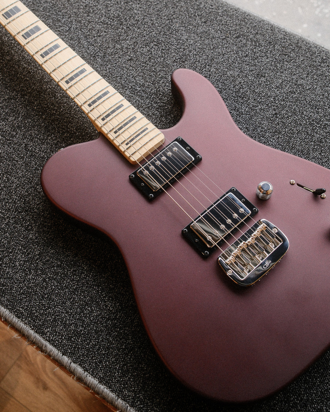 G&L Build to Order ASAT HH RMC, Ruby Red Metallic Frost, MP