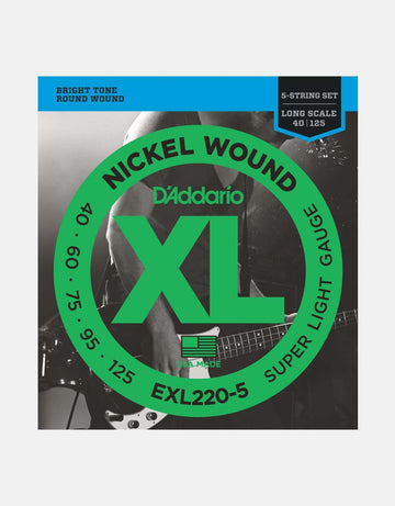 D'Addario EXL220-5 Bass 5 Strings (40-125)