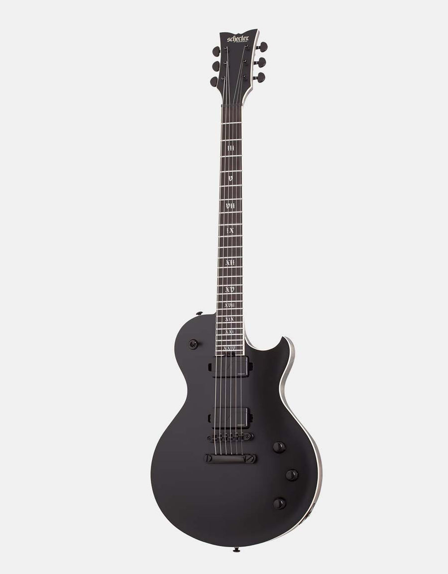 Schecter Solo II SLS Elite Evil Twin, Satin Black