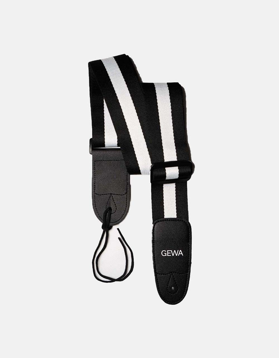 GEWA F&S Cotton Strap, Black&White