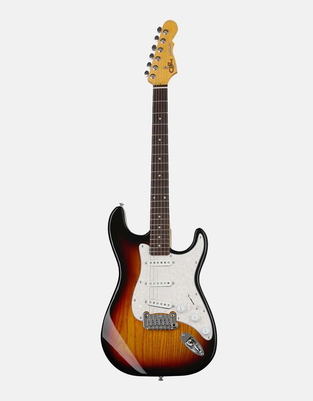 G&L Tribute Legacy 3-Tone Sunburst RW