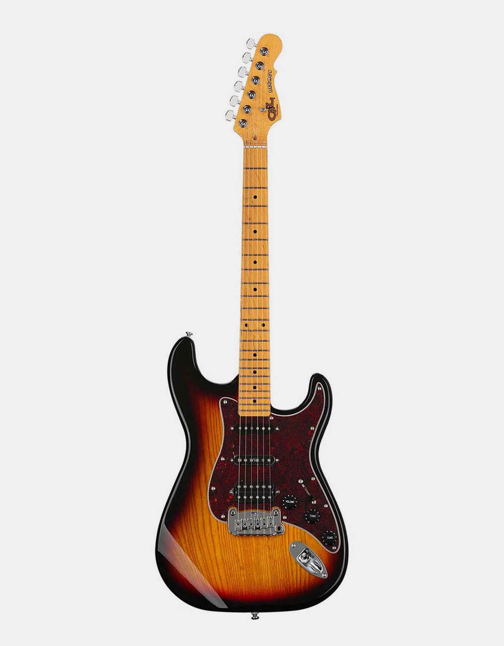 G&L Tribute Legacy HB 3-Tone Sunburst MP