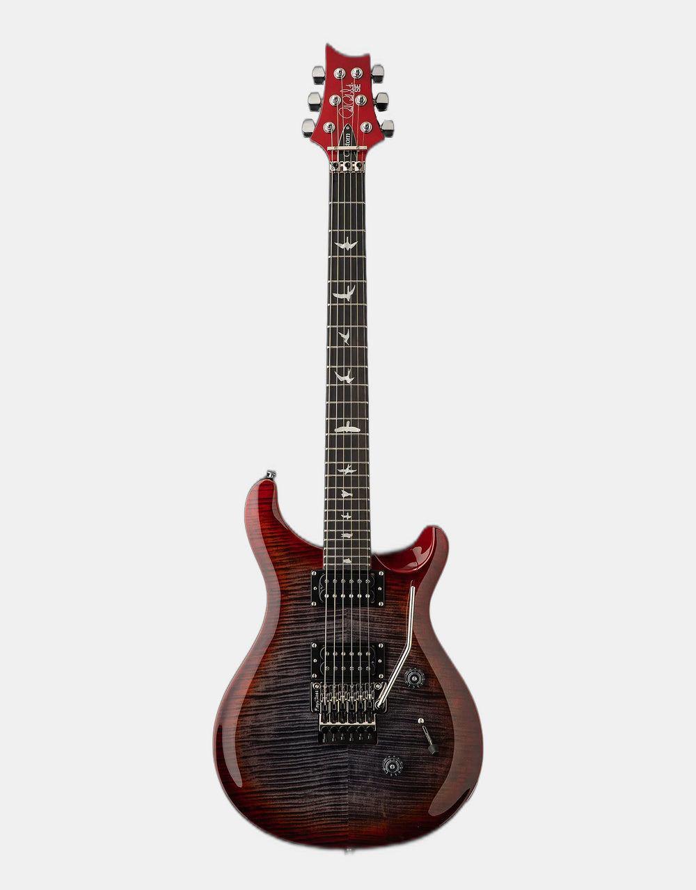 PRS SE Custom 24 Floyd, Charcoal Cherry Burst