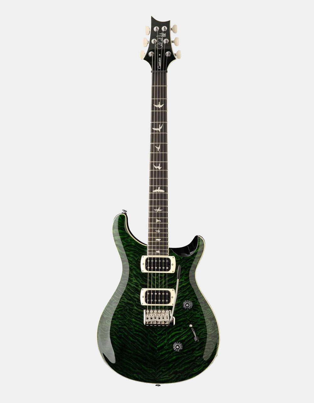 PRS SE Custom 24 Quilt, Teal Black