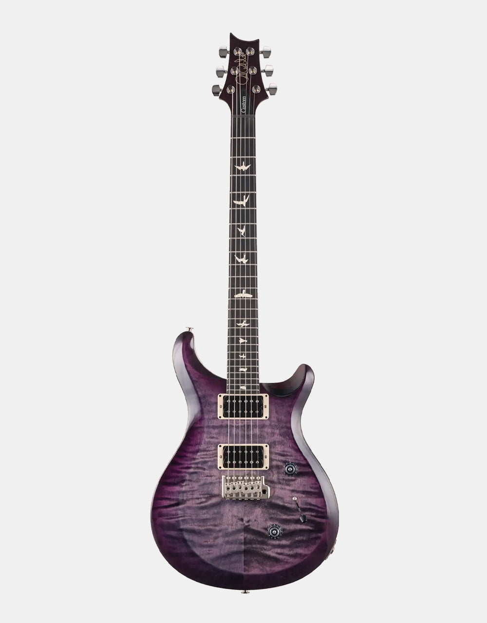 PRS S2 Custom 24, Faded Gray Black Purple Burst