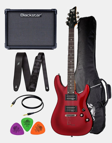 Schecter SGR C-1 Red, Rock Guitar Set+