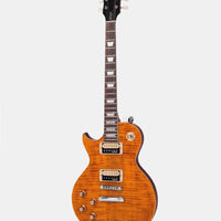 Vintage V100AFD Reissued Left-Handed, Flamed Amber